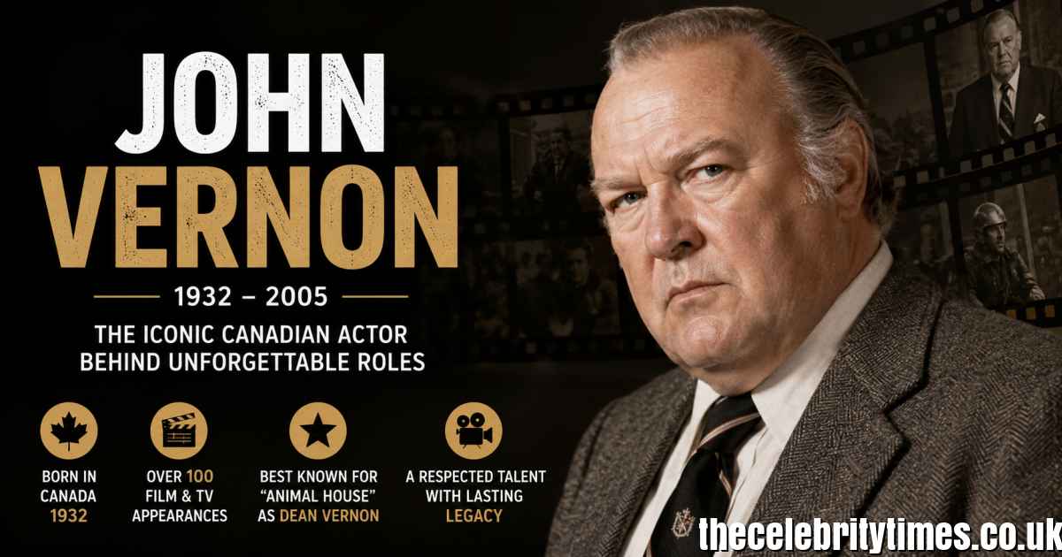 John Vernon: The Legendary Canadian Character Actor Who Defined Villain Roles (2026 Ultimate Guide)